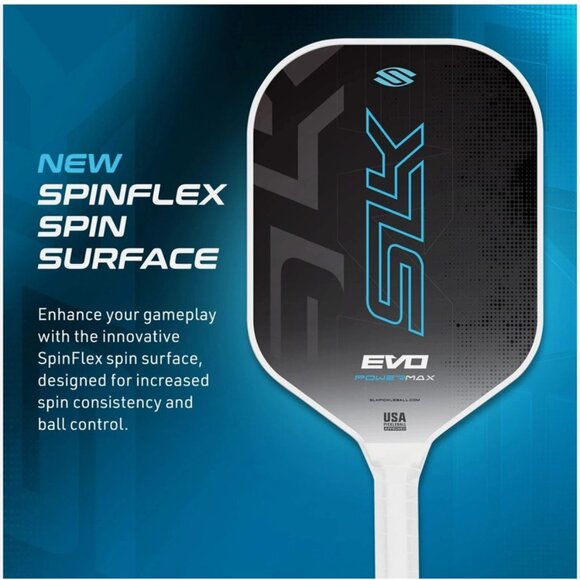 SLK Evo Power Carbon Fiber Pickleball Paddle - Picture 6 of 6